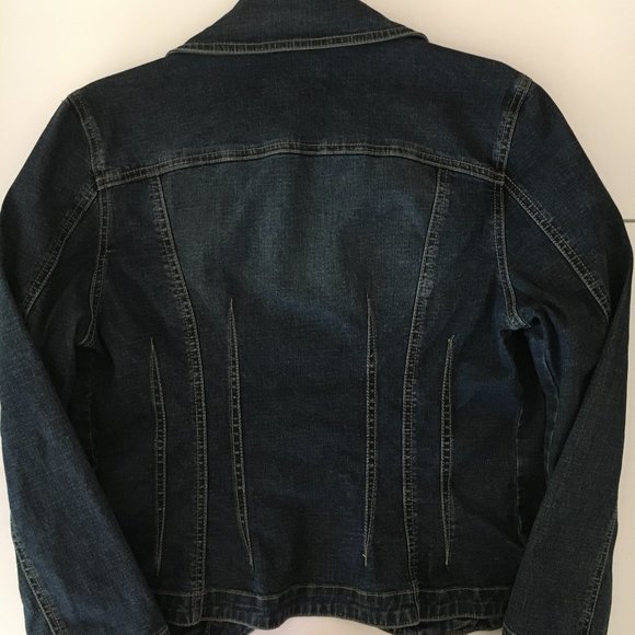 A.M.I. Blue Mediana Denim Jacket - Picture 3 of 11